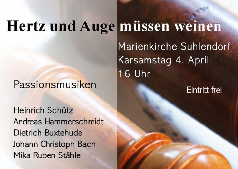 Hertz und Auge müssen Weinen
